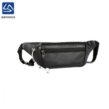 men's belly mobile phone PU waist bag outdoor sports running waist bag 2019